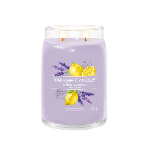 Signature Grande Yankee Candle Lemon Lavender - immagine 2