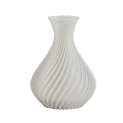 Melaverde Vaso Spirale Bianco 20CM - 26CM