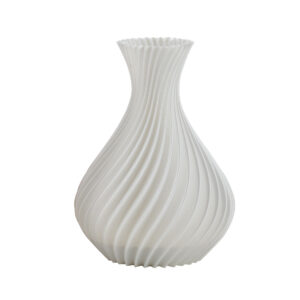 Melaverde Vaso Spirale Bianco 20CM – 26CM