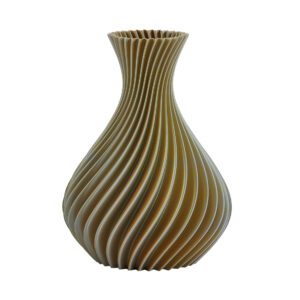Melaverde Vaso Spirale Oro Silver 20CM -26CM