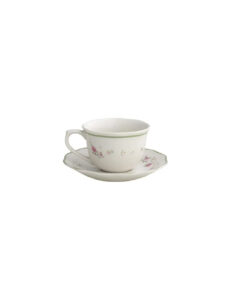 Brandani Tazza Tè Set 2 Linea Nonna Rosa Porcellana