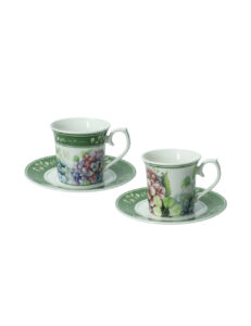 Brandani Coppia Tazzine da caffè Linea Flora
