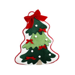 Cuscino Albero di Natale in Velluto – 33 × 40 cm